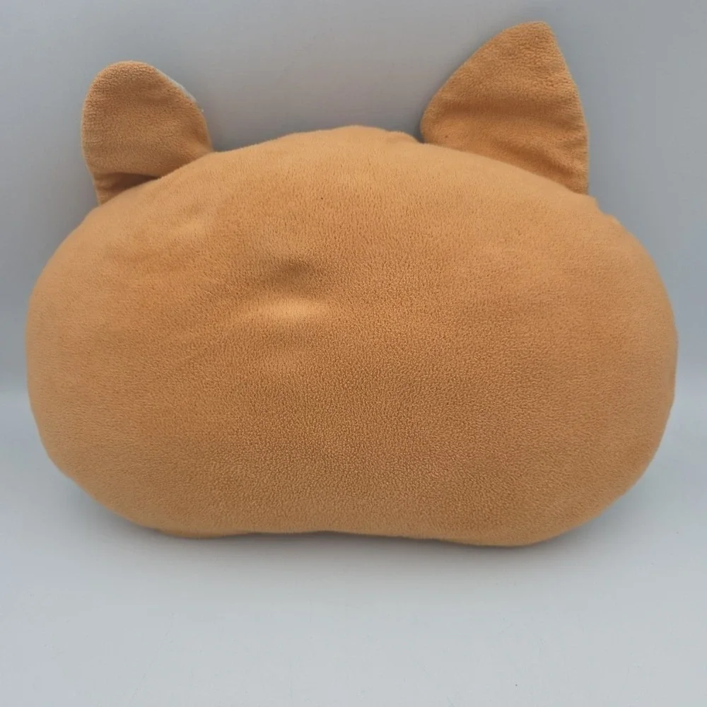 SNOOPY CAT FACE  HEAD PLUSH DECOR ACCENT PILLOW 15